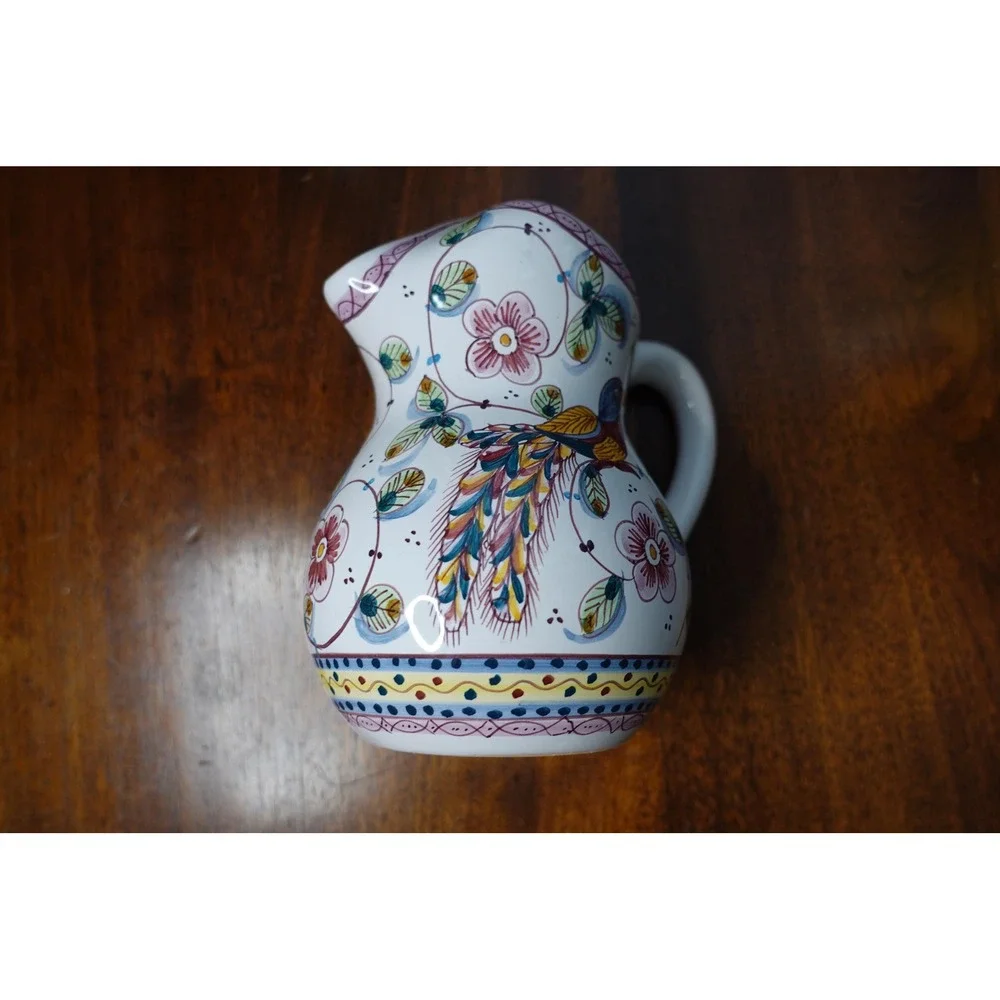 Estrela de Conimbriga Portugal ceramic pottery pitcher| artist signed and number